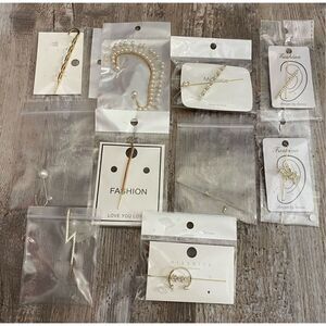 Earring Jewelry Ear Crawler Wrap Hook Gift Set Lot #13